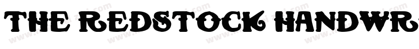 The Redstock Handwri字体转换